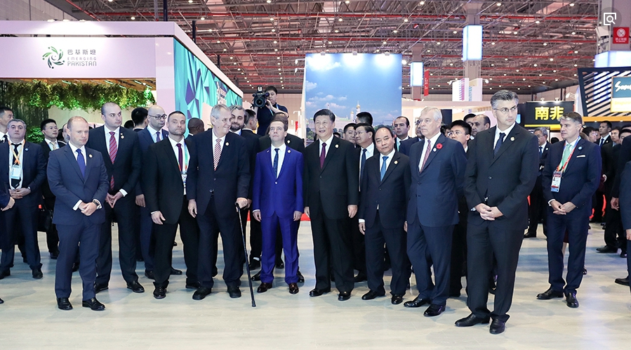 全球首个！中国首届国际进口博览会在上海隆重举办